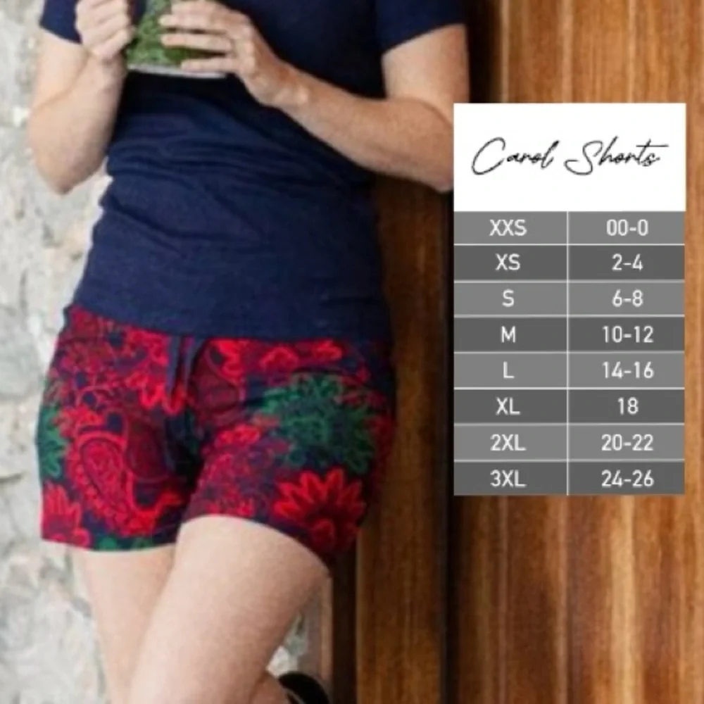 LuLaRoe Dream Collection Carol PJ Shorts w/ Pockets Size Large - Picture 7 of 7
